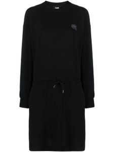 Karl Lagerfeld robe-pull à motif Ikonik 2.0 - Noir