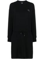 Karl Lagerfeld robe-pull à motif Ikonik 2.0 - Noir