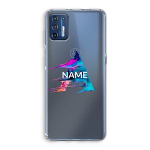 Abstract Spectrum: Motorola Moto G9 Plus Transparant Hoesje