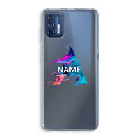 Abstract Spectrum: Motorola Moto G9 Plus Transparant Hoesje