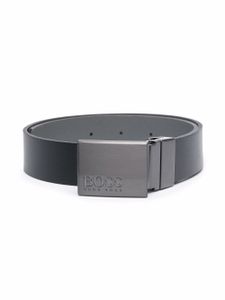 BOSS Kidswear ceinture à logo gravé - Noir