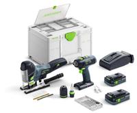 Festool T 18+3/PSC 420 HPC I-Set Accu Combiset 18V 4.0Ah in Systainer - 577630