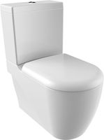 Sanigoods Grande breed staand toilet wit glans - thumbnail