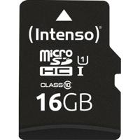 Intenso 16GB microSDHC Performance microSD-kaart 16 GB Class 10 UHS-I Waterdicht