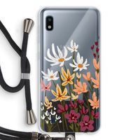 Painted wildflowers: Samsung Galaxy A10 Transparant Hoesje met koord