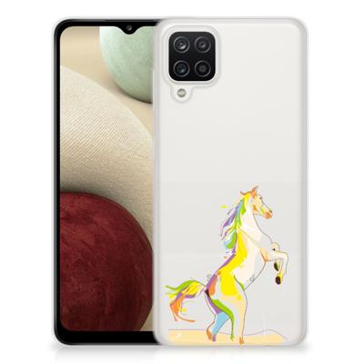 Samsung Galaxy A12 Telefoonhoesje met Naam Horse Color Samsung Galaxy A12 Telefoonhoesje met Naam Horse Color
