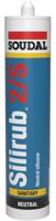 Soudal silirub 2s | sanitairkit | transparant | 300 ml - 101990