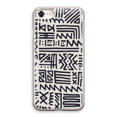 Marrakech print: iPhone 8 Transparant Hoesje