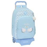 Schoolrugzak met Wielen Glow Lab Cisnes Blauw 30 x 46 x 14 cm