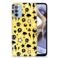 Silicone Back Case Motorola Moto G31 | G41 Punk Geel