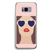 Red lips: Samsung Galaxy S8 Plus Transparant Hoesje