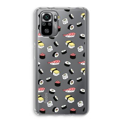 Sushi time: Xiaomi Redmi Note 10S Transparant Hoesje