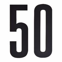 Leeftijd cijfer stickers 50 jaar   - - thumbnail