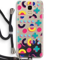 8-bit N°2: Samsung Galaxy J6 (2018) Transparant Hoesje met koord