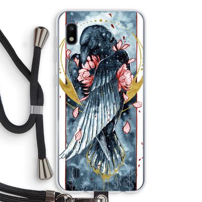 Golden Raven: Samsung Galaxy A10 Transparant Hoesje met koord
