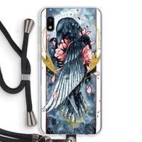 Golden Raven: Samsung Galaxy A10 Transparant Hoesje met koord