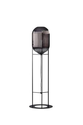 ETH VloerlampGlamm 136cm zwart met spiegelglas - 05-VL8369-3036