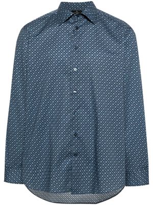 ETRO t-shirt en coton à imprimé graphique - Bleu