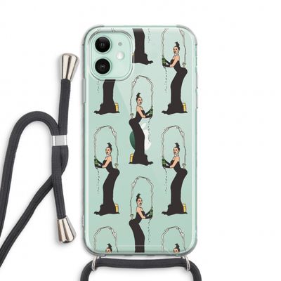 Pop Some Kim: iPhone 11 Transparant Hoesje met koord