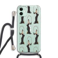 Pop Some Kim: iPhone 11 Transparant Hoesje met koord