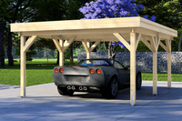 Carport 400x500 cm plat dak- Plat dak- - Van Kooten - Van Kooten