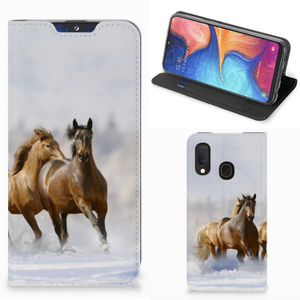 Samsung Galaxy A20e Hoesje maken Paarden