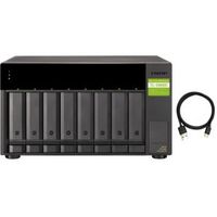 QNAP TL-D800C behuizing voor opslagstations 2.5/3.5 HDD-/SSD-behuizing Zwart, Grijs