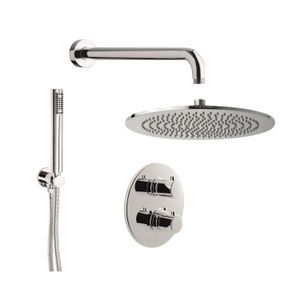 Inbouw Regendouche Set Sanimex Giulini Thermostatisch Rond Chroom