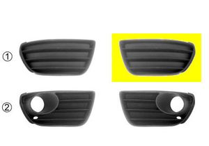 BUMPERGRILL ONDER LINKS zonder MISTLICHTGAT 1622591