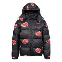 Naruto Puffer Jacket Akatsuki Red Size XS - thumbnail