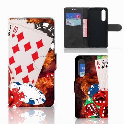 Huawei P30 | Wallet Case | met Pasjes | Casino