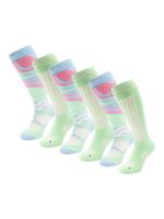 Poederbaas Skisokken Dames 6-pack Ice Blue-35/38