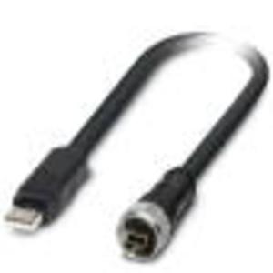 Phoenix Contact USB-kabel USB 2.0 USB-A stekker IP20, USB-mini-B IP20 stekker 5.00 m Zwart 1420184