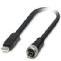 Phoenix Contact USB-kabel USB 2.0 USB-A stekker IP20, USB-mini-B IP20 stekker 5.00 m Zwart 1420184 - thumbnail