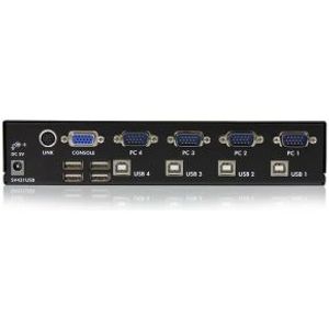 StarTech.com 4-poort Professionele VGA USB KVM-Switch met Hub