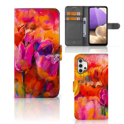 Hoesje Samsung Galaxy A32 4G Tulips Hoesje Samsung Galaxy A32 4G Tulips
