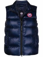 Canada Goose gilet matelassé à fermeture zippée - Bleu