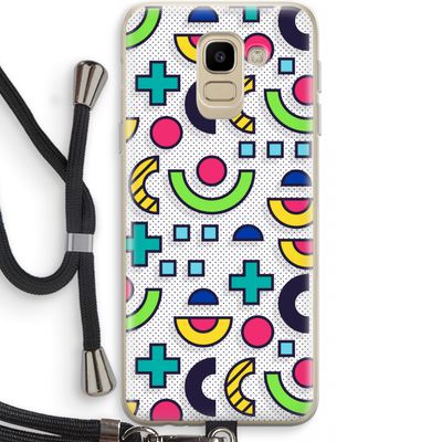 8-bit N°6: Samsung Galaxy J6 (2018) Transparant Hoesje met koord