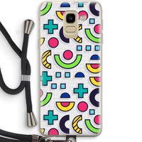 8-bit N°6: Samsung Galaxy J6 (2018) Transparant Hoesje met koord