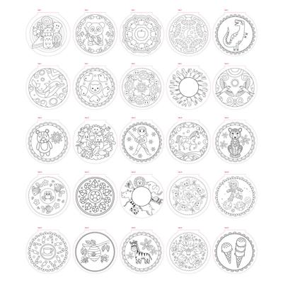 Creative Craft Group Mandala kleurboek, 25 kleurplaten