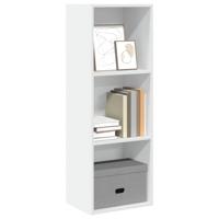 Boekenkast 40x30x114 cm bewerkt hout wit