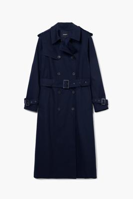 Afneembare trenchcoat - BLUE - XL