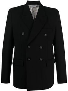 VTMNTS blazer en laine à boutonnière croisée - Noir