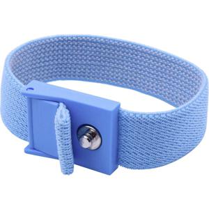 Quadrios ESD-armband Blauw Drukknop 4 mm