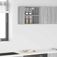 Hangkast Riga Grijs Sonoma 40 x 29,5 x 40 cm Bewerkt hout Hangkast Riga Grijs Sonoma 40 x 29,5 x 40 cm Bewerkt hout