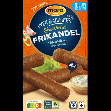Mora Oven & Airfryer Shoarma Frikandel 4 x 70g bij Jumbo