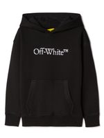 Off-White Kids hoodie à logo Bookish Bit imprimé - Noir - thumbnail