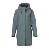 Urban Gewatteerde Regenjas Dames | Groen | M