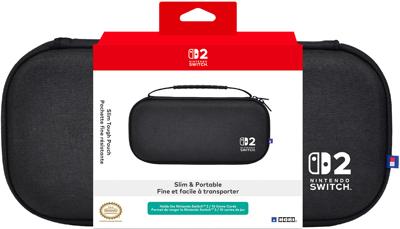 Hori Slim Tough Pouch - Black (Nintendo Switch 2)