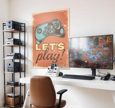 let's play videogameposter